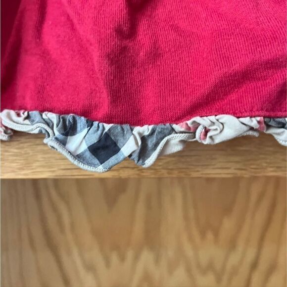 AUTHENTIC BURBERRY TODDLER GIRL TANK TOP NOVA CHECK TRIM 18 MONTHS - Picture 3 of 4